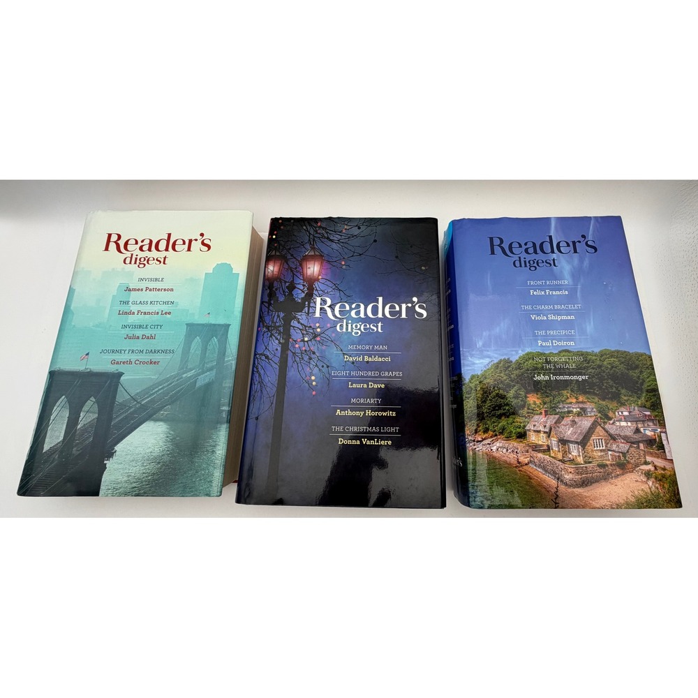Readers Digest Select Editions Hardcover Book Lot Volumes 337 342 346 2015 2016